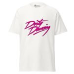 Dirty Dancing T Shirt Classic 80s Movie Pink Logo Tee
